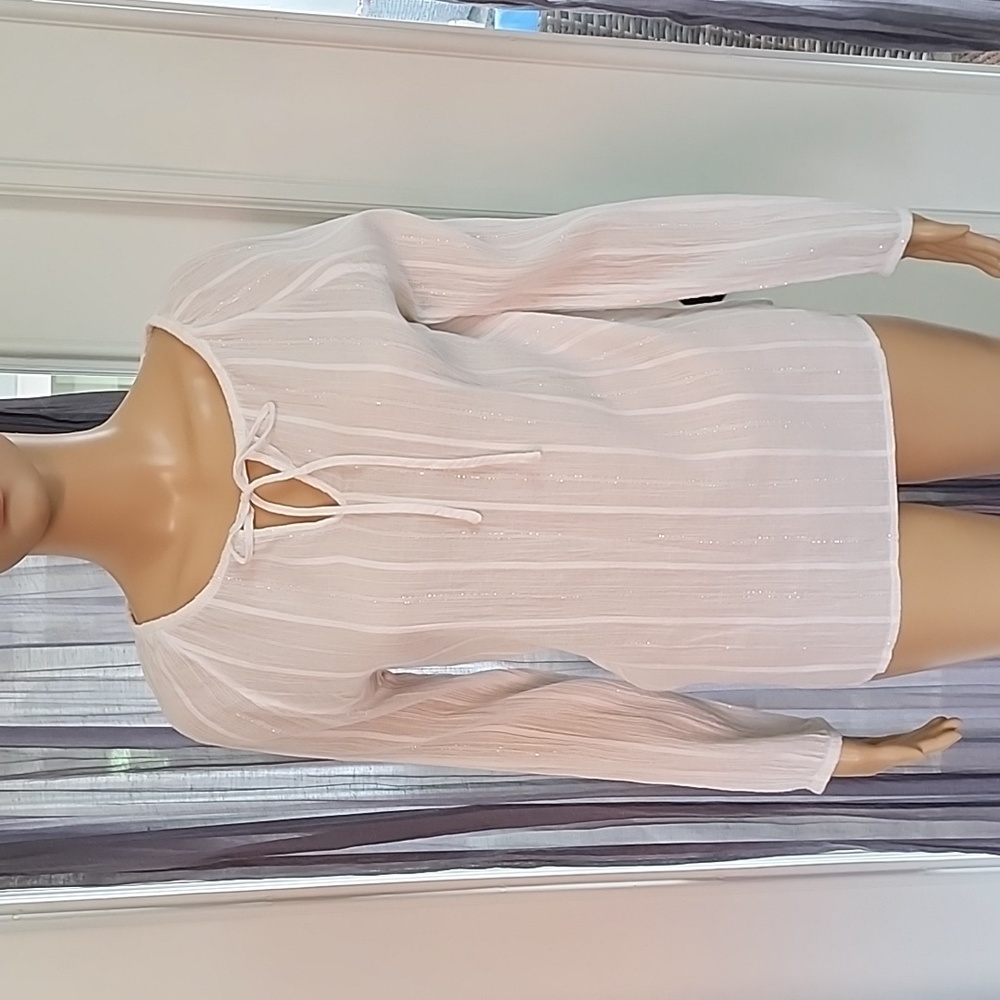 Gap Long Sleeve Blouse, S, White